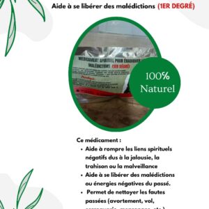 MÉDICAMENT SPIRITUEL – (1er DEGRÉ )